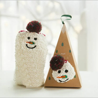 Cartoon Christmas Fleece Socks