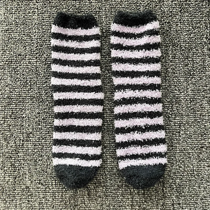 Cartoon Christmas Fleece Socks