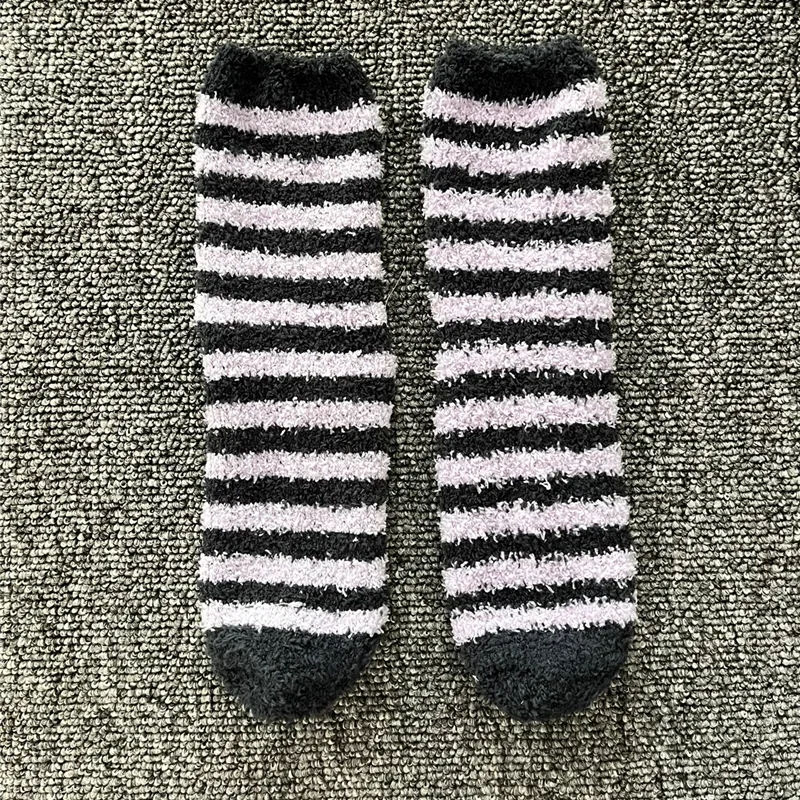 Cartoon Christmas Fleece Socks