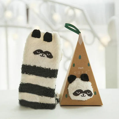 Cartoon Christmas Fleece Socks