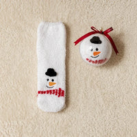 Cartoon Christmas Fleece Socks