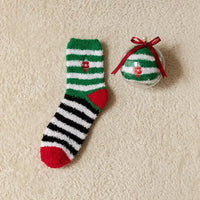 Cartoon Christmas Fleece Socks