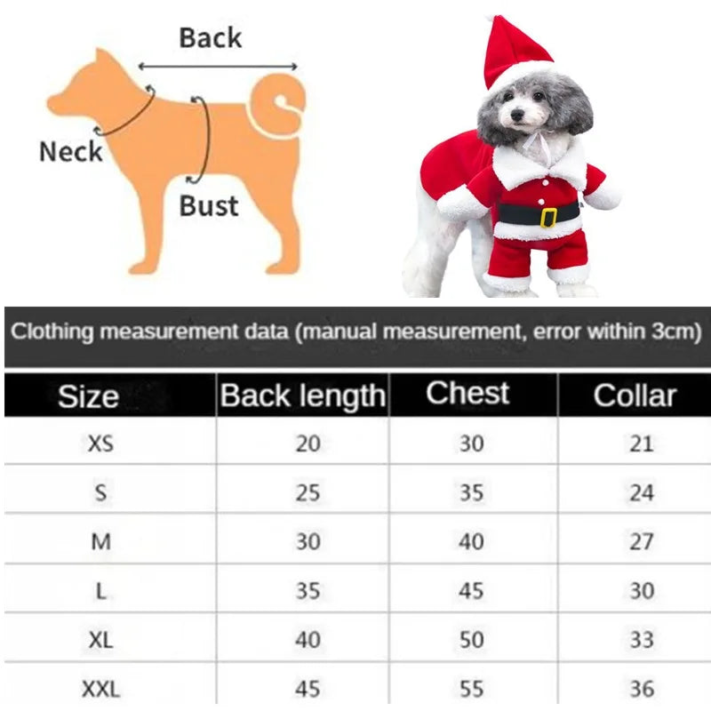 Santa Coat for Pets