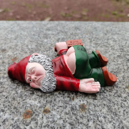 Whimsical Drunken Garden Gnomes