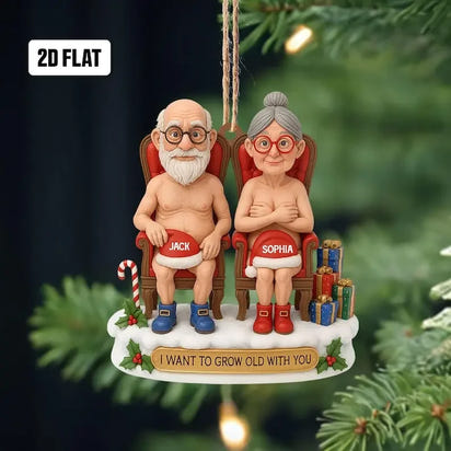 Charming Couple's Holiday Ornament