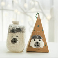 Cartoon Christmas Fleece Socks