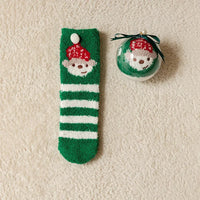 Cartoon Christmas Fleece Socks