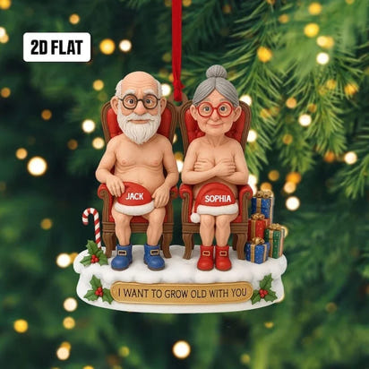 Charming Couple's Holiday Ornament
