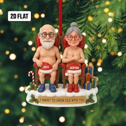 Charming Couple's Holiday Ornament