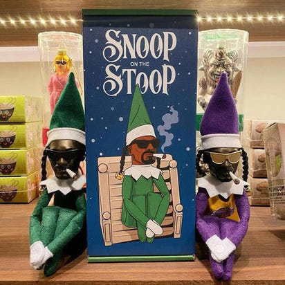 Snoop Dog Holiday Elf Doll