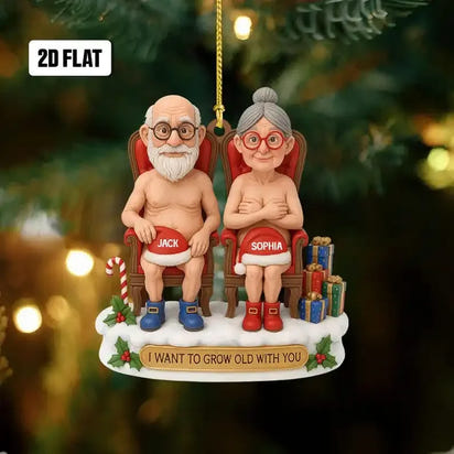 Charming Couple's Holiday Ornament