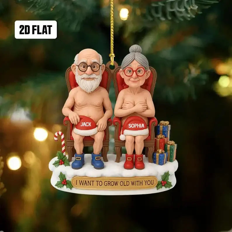 Charming Couple's Holiday Ornament