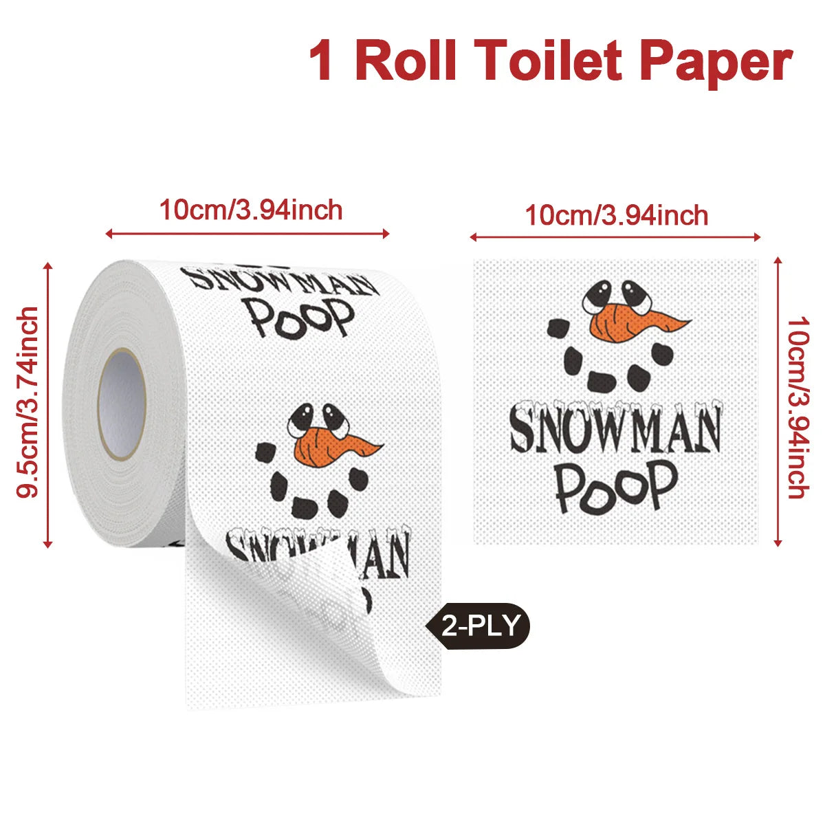 Festive Holiday Toilet Roll