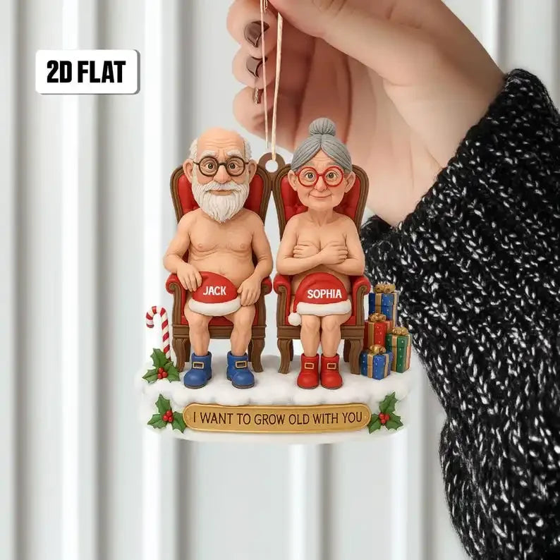 Charming Couple's Holiday Ornament