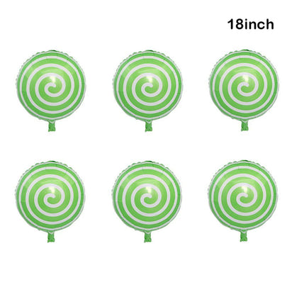 Candy Cane Christmas Foil Balloons