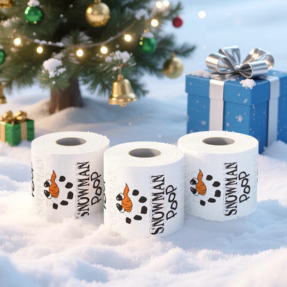 Festive Holiday Toilet Roll