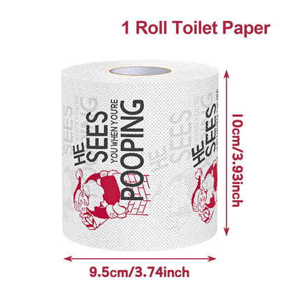 Festive Holiday Toilet Roll