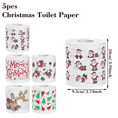 Festive Holiday Toilet Roll