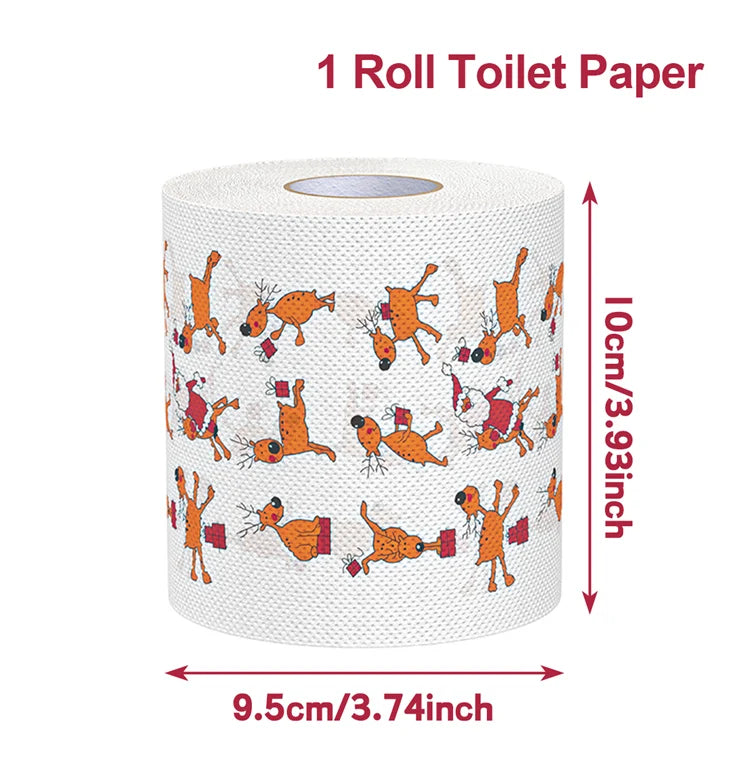 Festive Holiday Toilet Roll